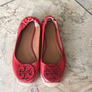 Tory Burch Leather Espadrilles